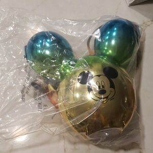 Mickey Mouse Gold and Blue Balloon POPCORN holder